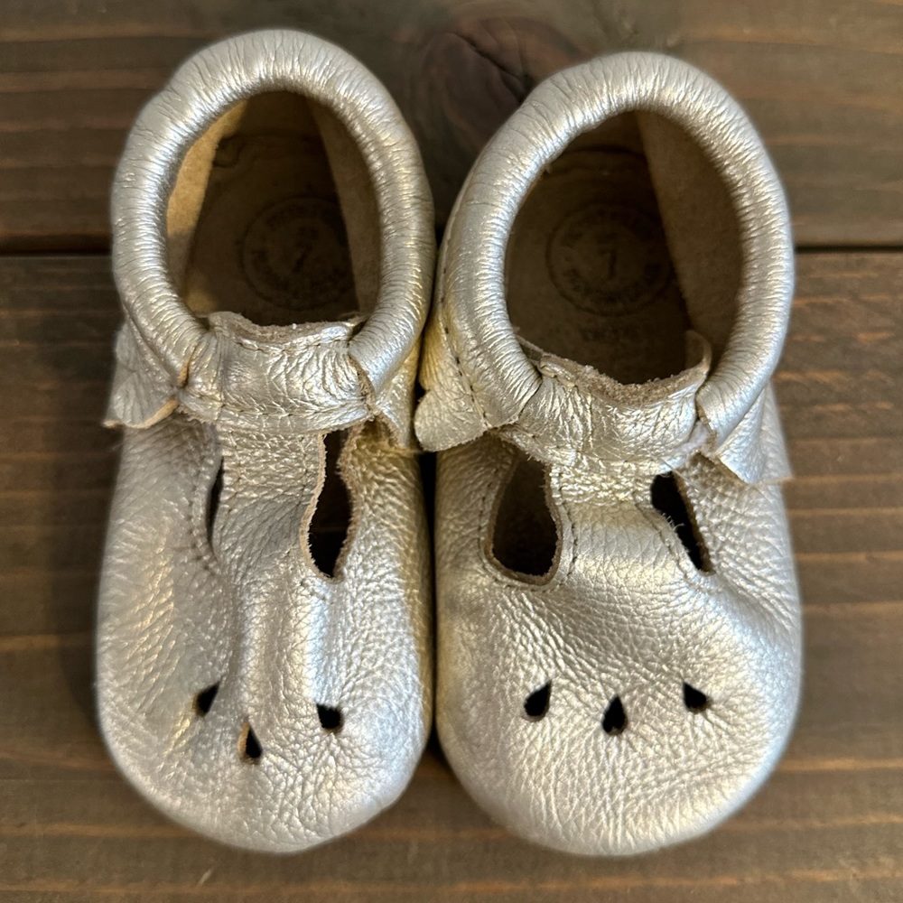 Freshly picked hard sole moccasins